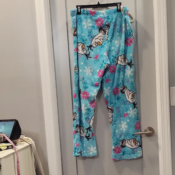 Disney Blue Olaf Pajama Pants - Picture 6 of 7